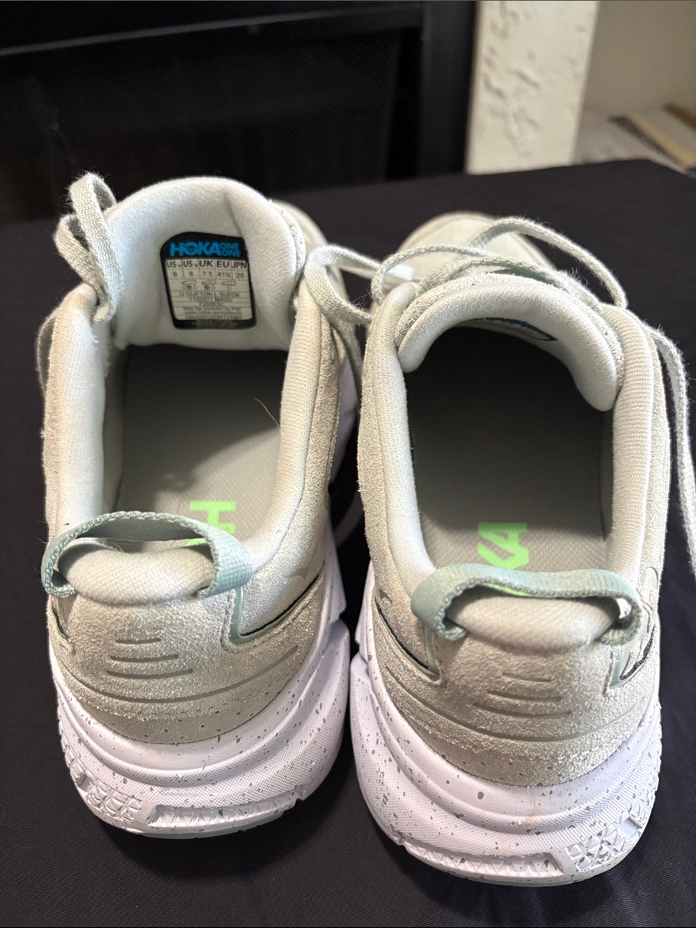 Hoka Women's Sneakers in Light Sage with Mint Accents - Picture 3 of 10